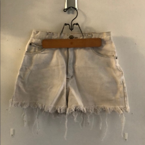 VTG Hunt Club high-waist denim shorts - Picture 2 of 5